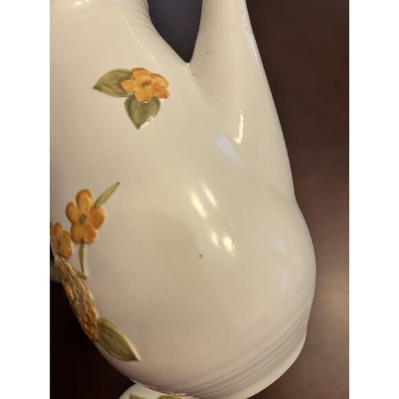 Metlox Sculptured Zinnia Coffee Pot With Lid POPPYTRAIL - Picture 9 of 12